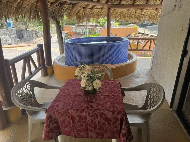 Room 4 with jacuzzi, terrace and kitchenette at a La Madera Beach hotel, Zihuatanejo – photo 10