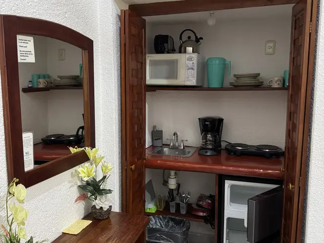 Room 7 with terrace and kitchenette at a La Madera Beach hotel, Zihuatanejo – photo 6